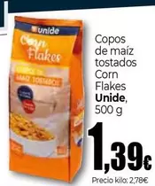 Oferta de Unide - Copos De Maíz Tostados Corn Flakes por 1,39€ en UNIDE Alimentación