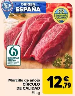 Oferta de Círculo De Calidad - Morcillo De Anojo   por 12,79€ en Carrefour