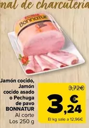 Oferta de Bonnatur - Jamon Cocido Jamon Cocido Asado O Pechuga De Pavo  por 3,24€ en Carrefour