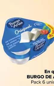 Oferta de Burgo De Arias - En Quesos Pack 6 Unidades en Carrefour