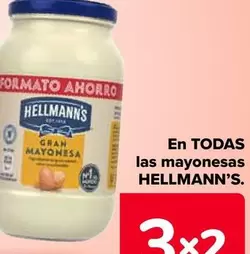 Oferta de Hellmann's - En Todas Las Mayonesas  en Carrefour