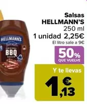 Oferta de Hellmann's - Salsas   en Carrefour