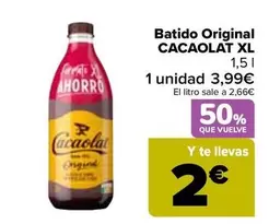 Oferta de Cacaolat  - Batido Original Xl en Carrefour