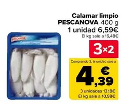 Oferta de Pescanova - Calamar Limpio  en Carrefour