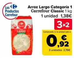 Oferta de Carrefour Classic - Arroz Largo Categori­a 1  en Carrefour