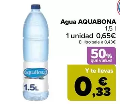 Oferta de Aquabona - Agua  en Carrefour