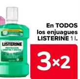 Oferta de Listerine - En Todos Los Enjuagues 1 L en Carrefour