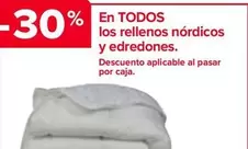 Oferta de En Todos  Los Rellenos Nordicos  Y Edredones en Carrefour