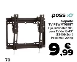 Oferta de Poss - Soporte  Tv Pswmt698t por 9,99€ en Carrefour