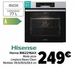 Oferta de Hisense - Horno Bi62216ax por 249€ en Carrefour