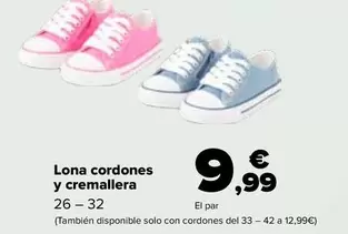 Oferta de Lona Cordones Y Cremallera por 9,99€ en Carrefour