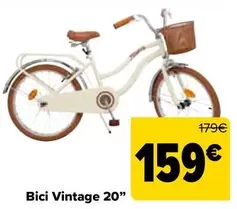 Oferta de Bici Vintage 20" por 159€ en Carrefour