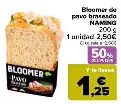 Oferta de Ñaming - Bloomer De  Pavo Braseado  en Carrefour