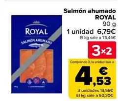 Oferta de Royal - Salmon Ahumado  en Carrefour