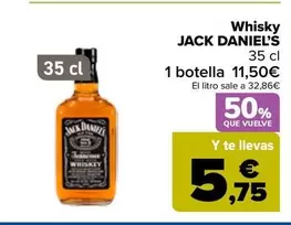 Oferta de Jack Daniel's - Whisky en Carrefour