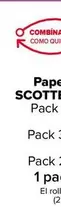 Oferta de Scottex - Papel Higienico  Original  Pack 48 Rollos (1) Acolchado  Pack 32 Rollos (2)  O Mega  Pack 24 Rollos (3) en Carrefour