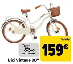 Oferta de Bici Vintage 20" por 159€ en Carrefour