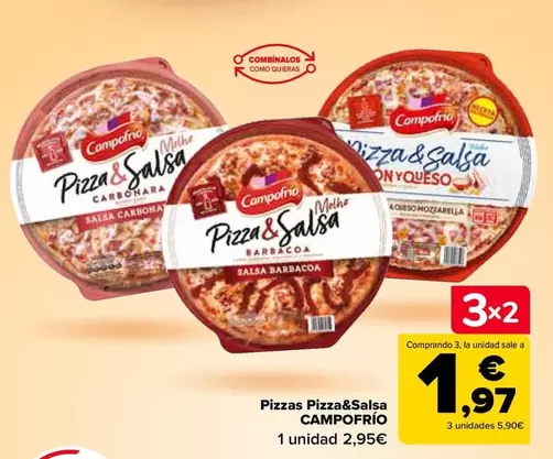 Oferta de Campofrío - Pizzas Pizza&Salsa en Carrefour