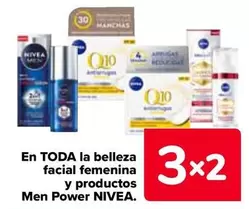 Oferta de Nivea - En Toda La Belleza Facial Femenina Y Productos Men Power en Carrefour