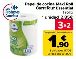 Oferta de Carrefour Essential - Papel De Cocina Maxi Roll  en Carrefour