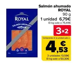 Oferta de Royal - Salmón Ahumado en Carrefour