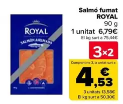 Oferta de Royal - Salmón Ahumado en Carrefour