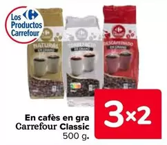 Oferta de Carrefour Classic - En Cafes En Grano Classic en Carrefour