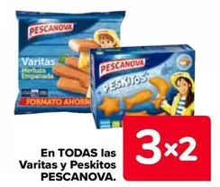 Oferta de Pescanova - En Todas Las Varitas Y Peskitos en Carrefour