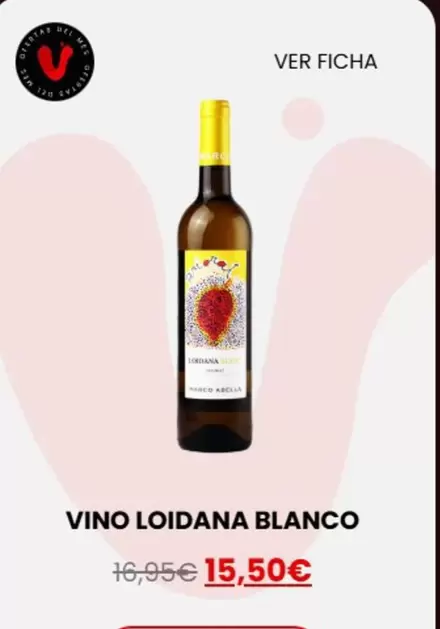 Oferta de Marco Abella - Vino Loidana Blanco por 15,5€ en Vinalium