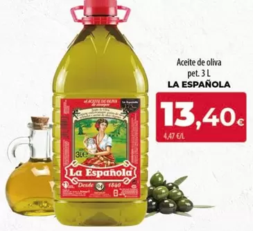 Oferta de La Española - Aceite De Oliva por 13,4€ en SPAR Lanzarote