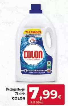 Oferta de Colon - Detergente Gel por 7,99€ en SPAR Lanzarote