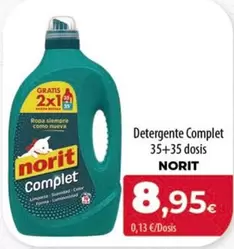 Oferta de Norit - Detergente Complet  por 8,95€ en SPAR Lanzarote