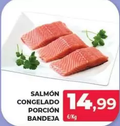 Oferta de Salmón Congelado Porción Bandeja por 14,99€ en Spar La Palma