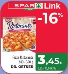 Oferta de Dr Oetker - Pizza Ristorante por 3,45€ en Spar La Palma