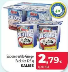 Oferta de Kalise - Sabores Estilo Griego por 2,79€ en Spar La Palma