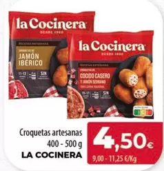 Oferta de La Cocinera - Croquetas Artesanas por 4,5€ en Spar Tenerife