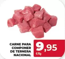 Oferta de Carne Para Componer De Ternera Nacional por 9,95€ en Spar Tenerife