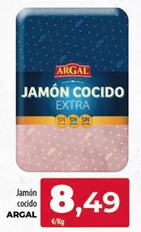 Oferta de Argal - Jamón Cocido por 8,49€ en Spar Tenerife