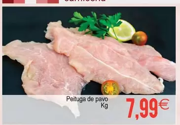 Oferta de Peituga De Pavo por 7,99€ en Plenus Supermercados