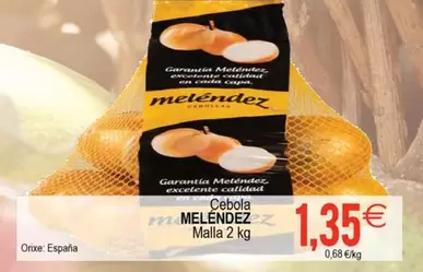 Oferta de Melendez - Cebolla Malla  por 1,35€ en Plenus Supermercados