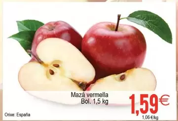 Oferta de Mazá Vermella por 1,59€ en Plenus Supermercados