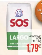 Oferta de Sos - Arroz Longo por 1,79€ en Plenus Supermercados