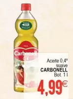 Oferta de Carbonell - Aceite 0,4 Suave por 4,99€ en Plenus Supermercados