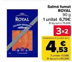 Oferta de Royal - Salmon Ahumado  en Carrefour