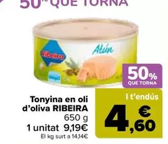 Oferta de Ribeira - Atun En Aceite De Oliva en Carrefour