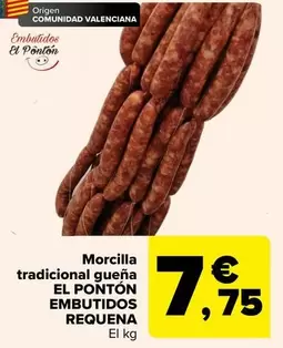 Oferta de Origen - Morcilla tradicional guena por 7,75€ en Carrefour