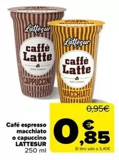 Oferta de Espresso - Cafe  Macchiato O Capuccino por 0,85€ en Carrefour