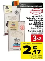 Oferta de Origen - Arroz D.O. Valencia o Arroz D.O. Valencia Albufera por 3,25€ en Carrefour