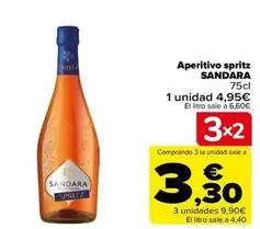 Oferta de Sandara - Aperitivo Spritz por 4,95€ en Carrefour