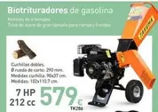 Oferta de Takuma - Biotrituradores De Gasolina por 579€ en Mi Bricolaje